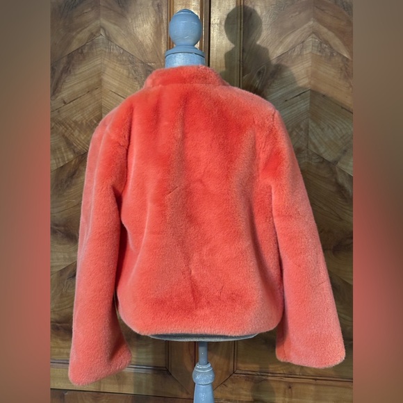 DRA Los Angeles NWT Mango Fur Jacket Anthropologie Size M - Picture 7 of 10